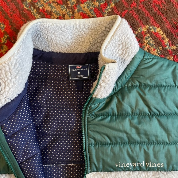 Vineyard Vines Green and White Kids Jacket size Medium - Picture 2 of 4